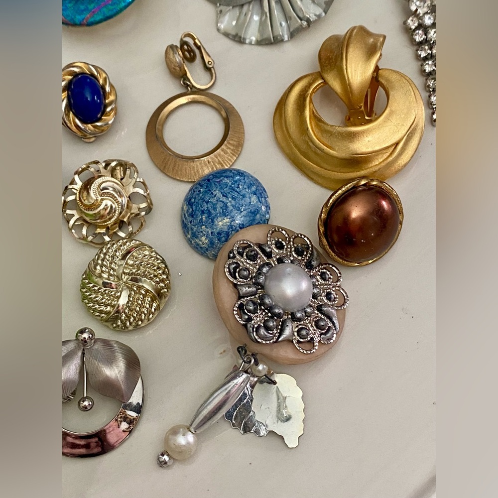 Vintage Single Earrings Lot / Craft Jewelry - Picture 8 of 12
